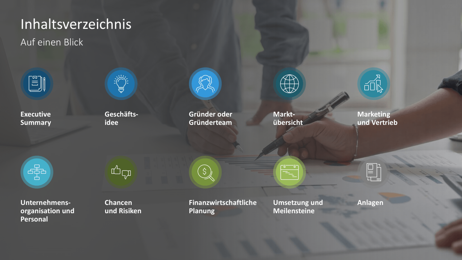 Businessplan PowerPoint-Vorlage