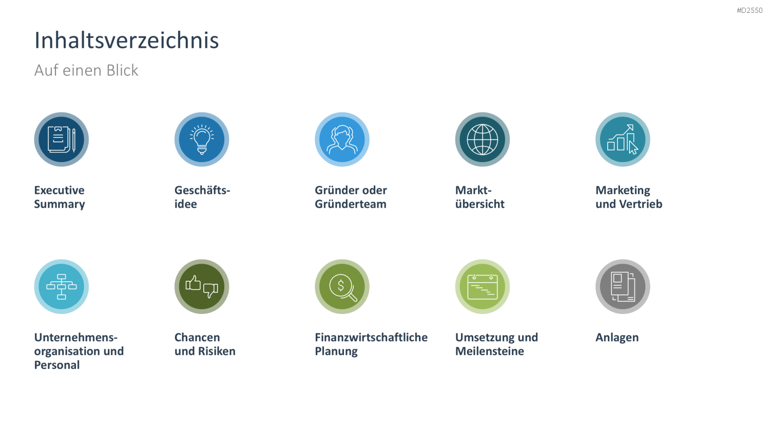 Businessplan PowerPoint-Vorlage
