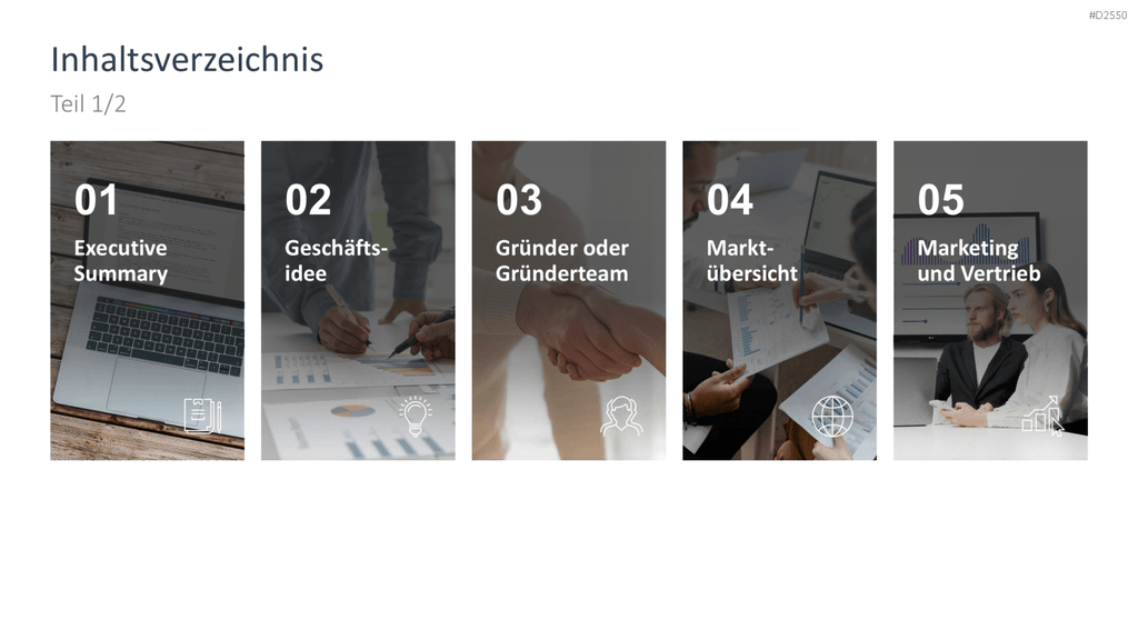 Businessplan PowerPoint-Vorlage