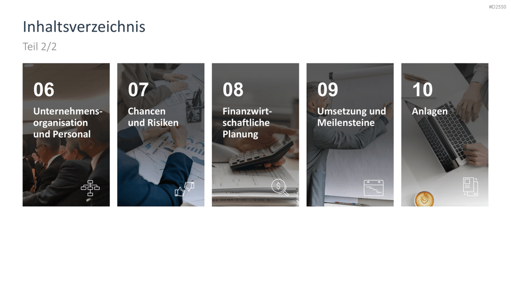 Businessplan PowerPoint-Vorlage