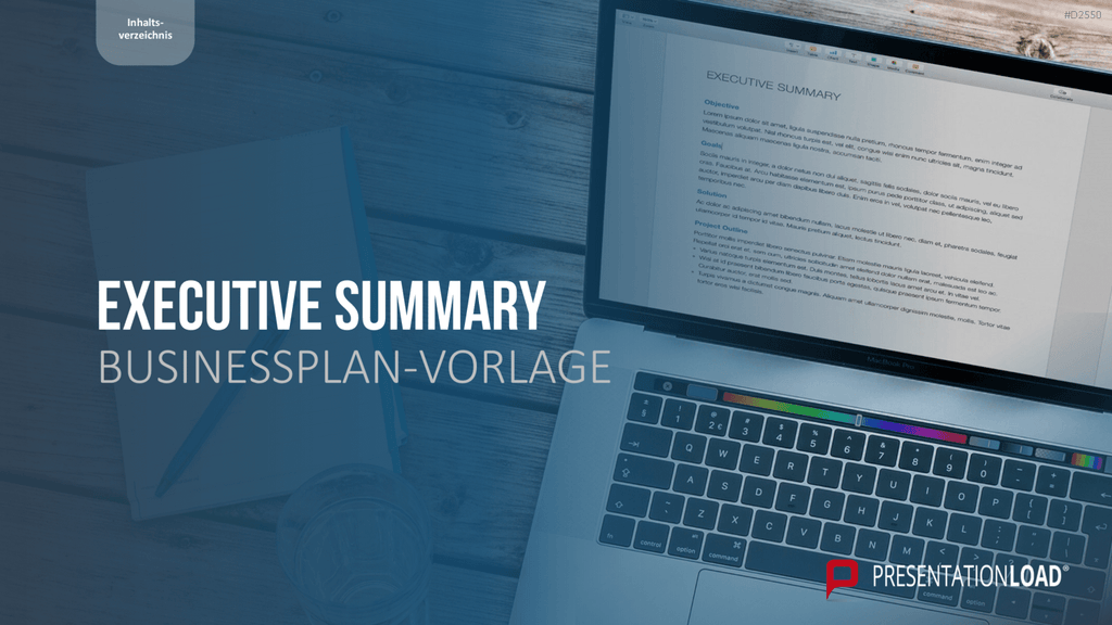 Businessplan PowerPoint-Vorlage
