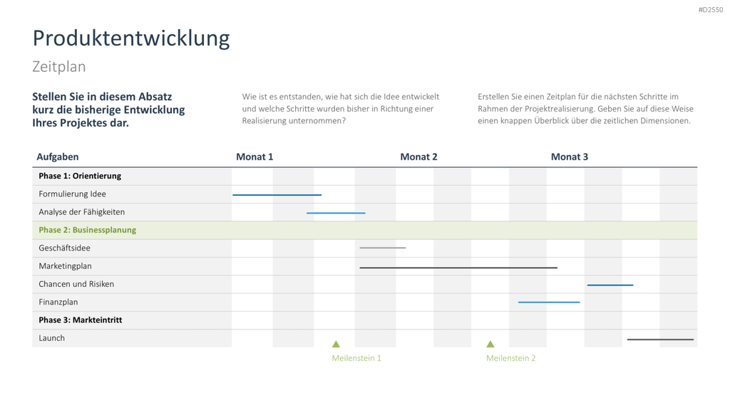 Businessplan PowerPoint-Vorlage