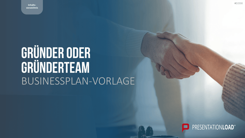 Businessplan PowerPoint-Vorlage
