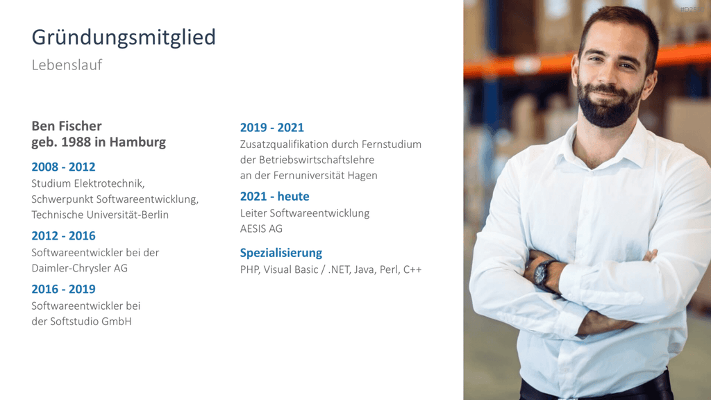 Businessplan PowerPoint-Vorlage