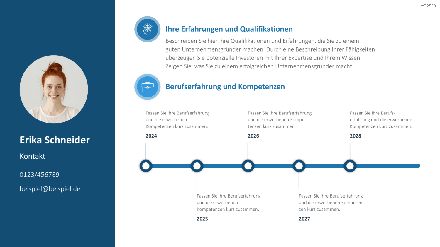 Businessplan PowerPoint-Vorlage