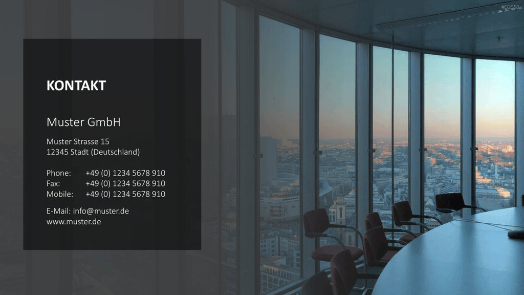 Businessplan PowerPoint-Vorlage