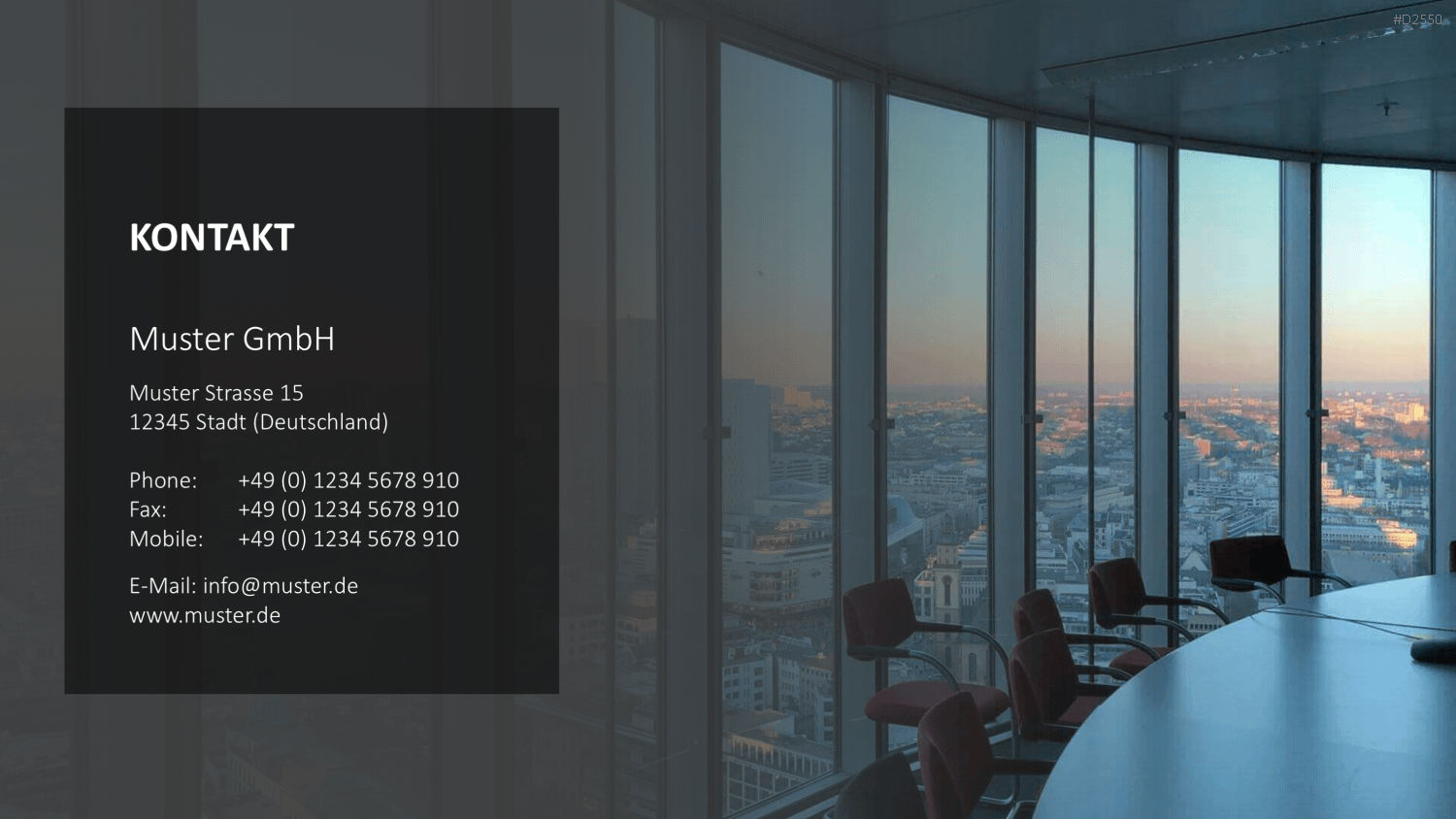 Businessplan PowerPoint-Vorlage