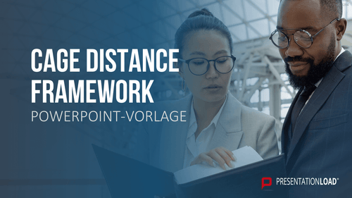 CAGE Distance Framework PowerPoint-Vorlage