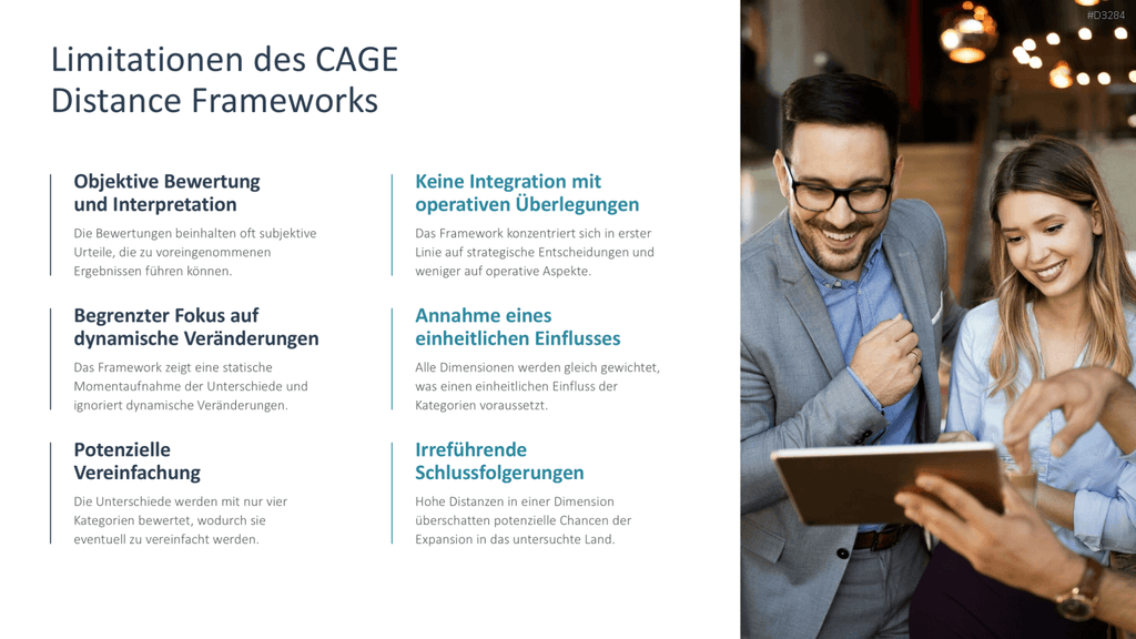 CAGE Distance Framework PowerPoint-Vorlage