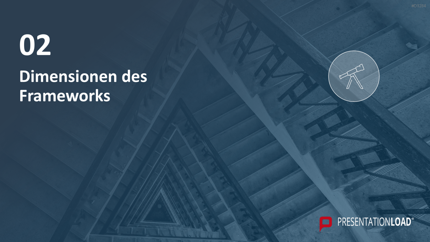 CAGE Distance Framework PowerPoint-Vorlage
