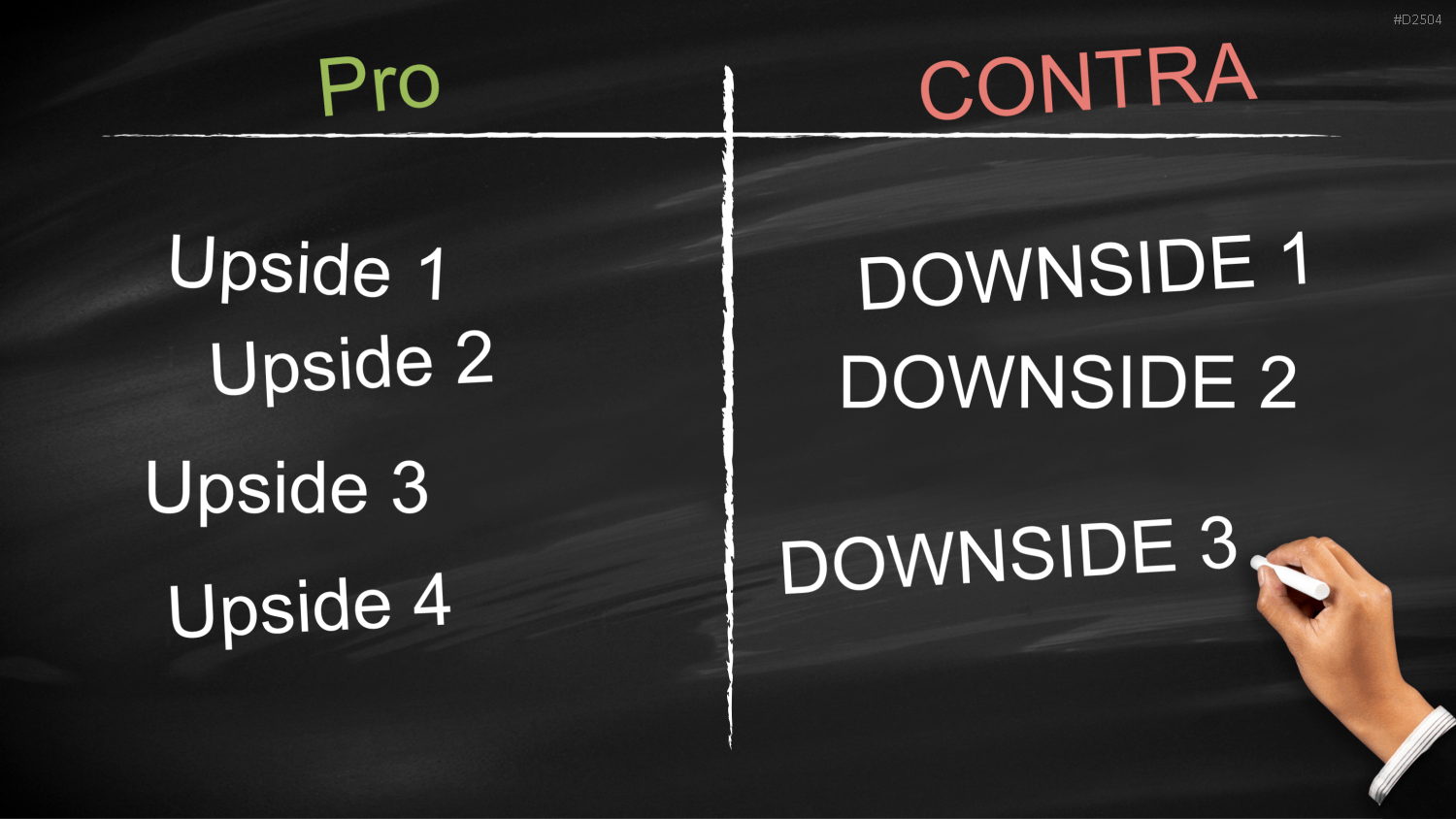 Kreidetafel - Chalkboards PowerPoint-Vorlage