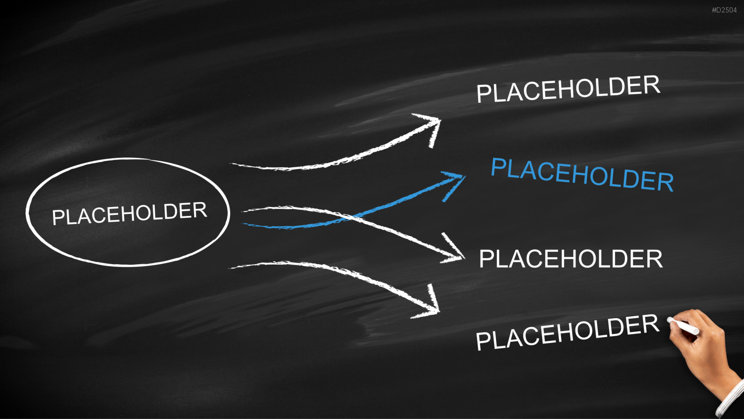 Kreidetafel - Chalkboards PowerPoint-Vorlage