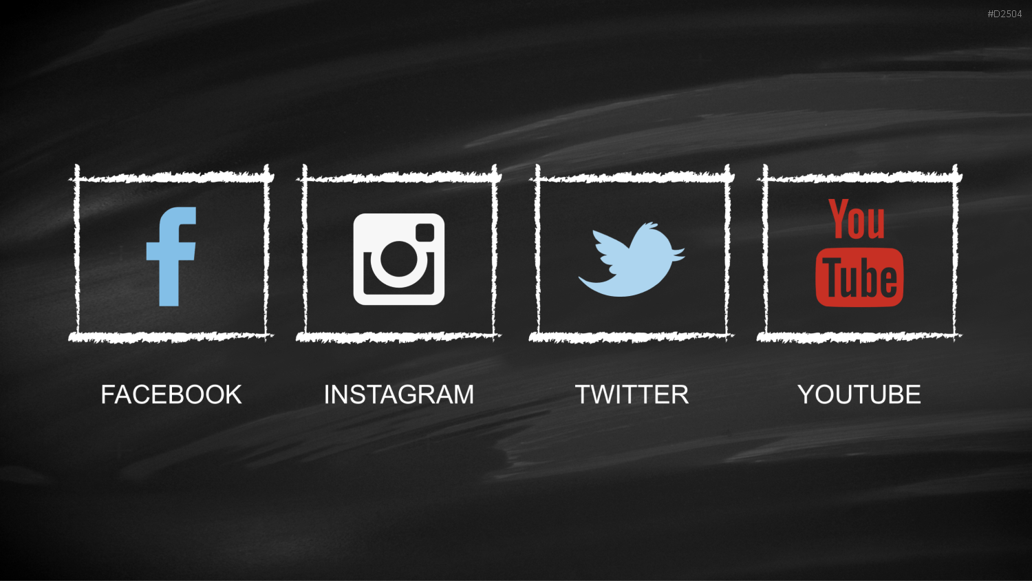 Kreidetafel - Chalkboards PowerPoint-Vorlage