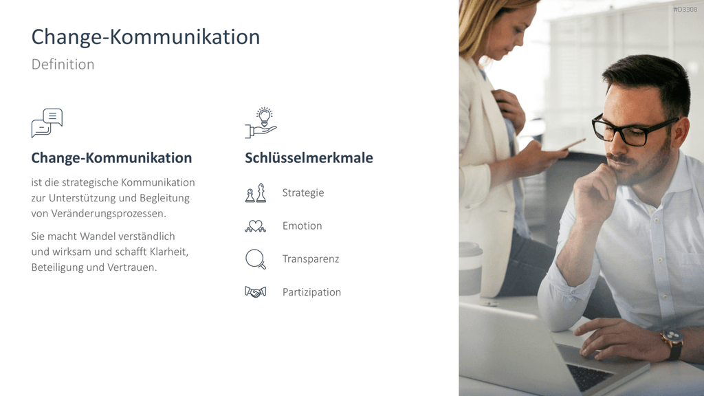 Change Kommunikation PowerPoint-Vorlage