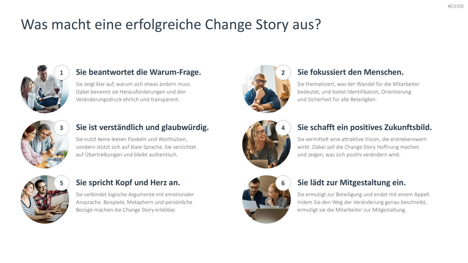 Change Kommunikation PowerPoint-Vorlage