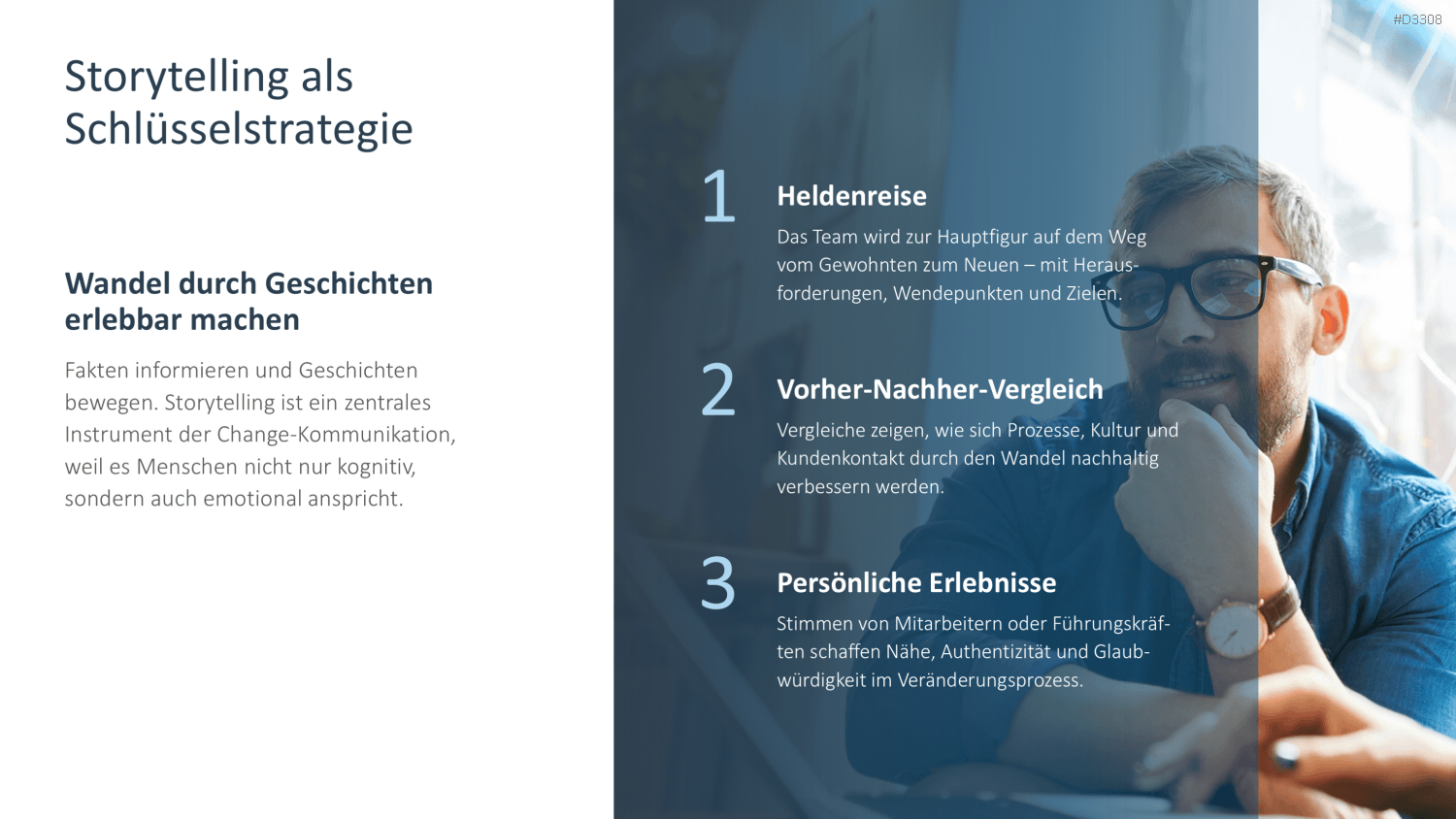 Change Kommunikation PowerPoint-Vorlage