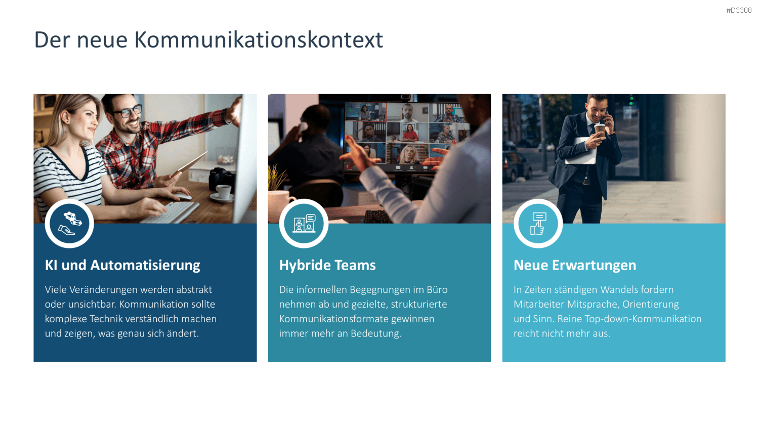 Change Kommunikation PowerPoint-Vorlage