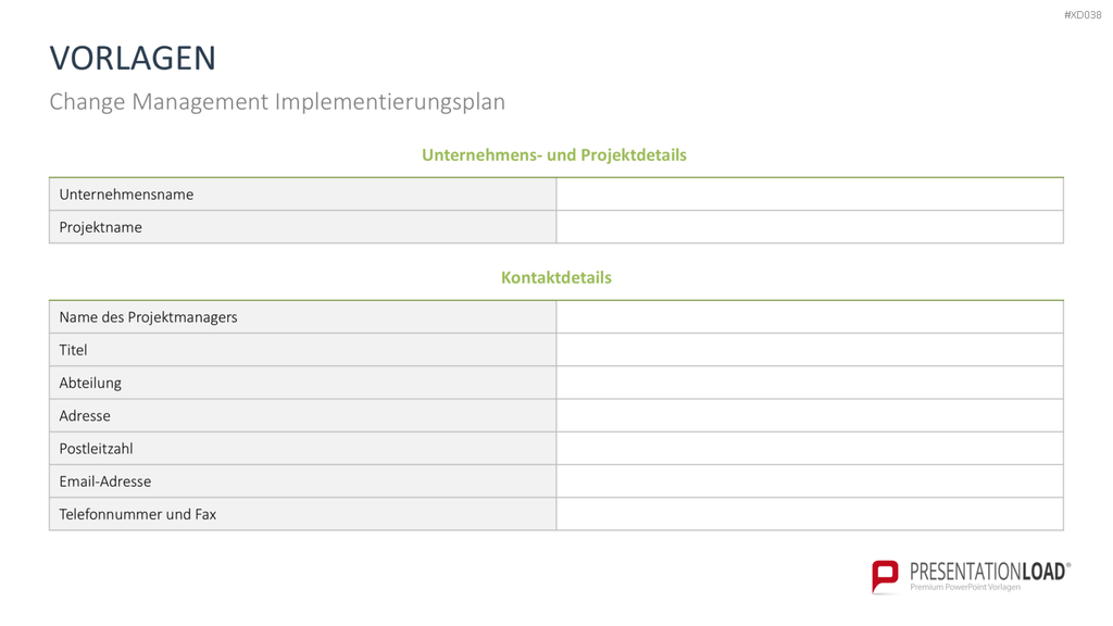 Change Management Bundle PowerPoint-Vorlage