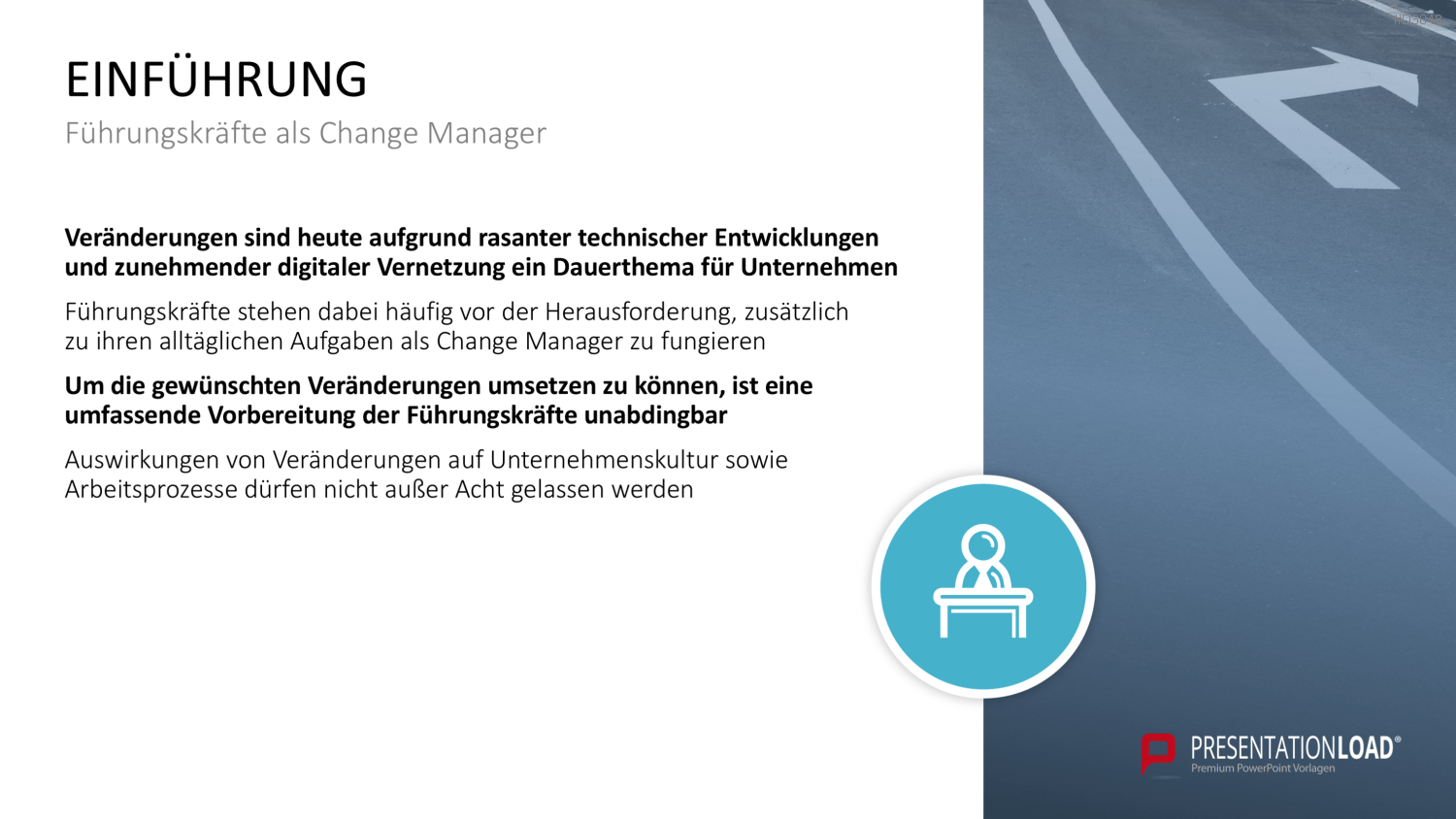 Change Management Guide PowerPoint-Vorlage