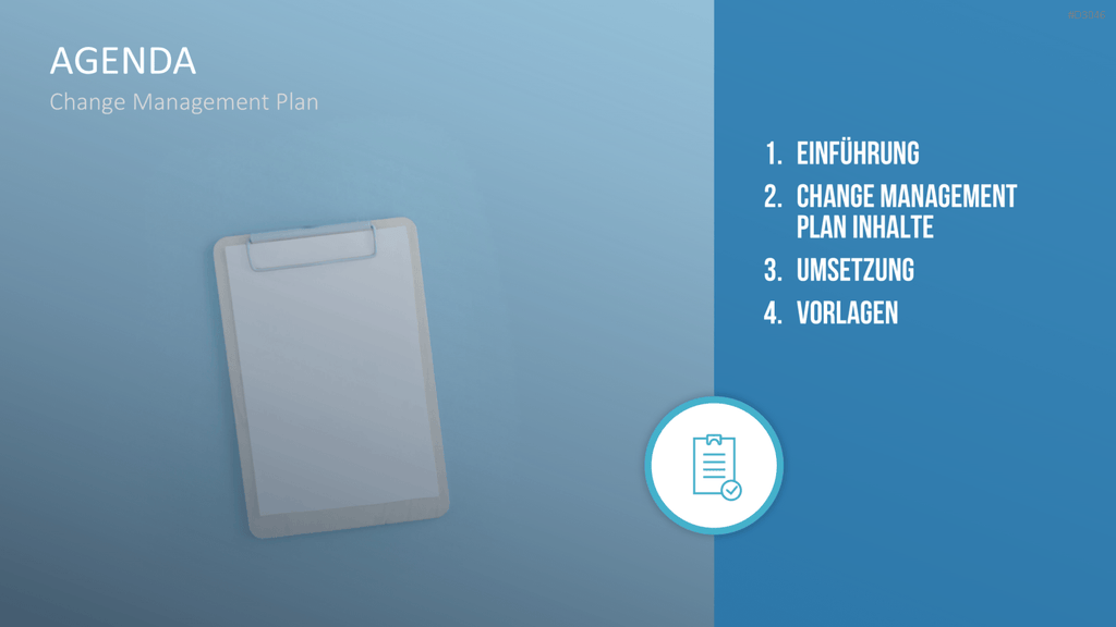 Change Management Plan PowerPoint-Vorlage