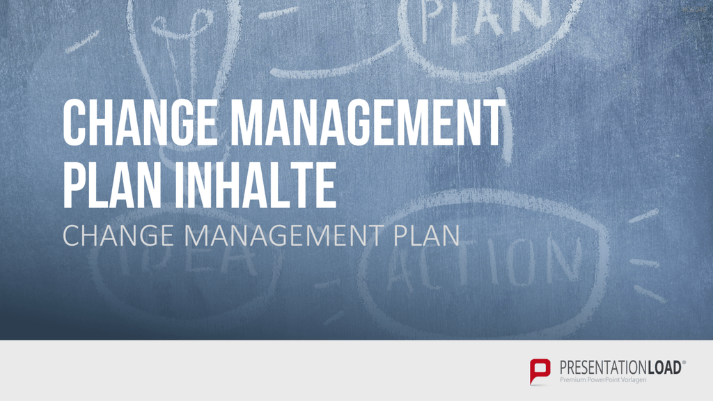 Change Management Plan PowerPoint-Vorlage