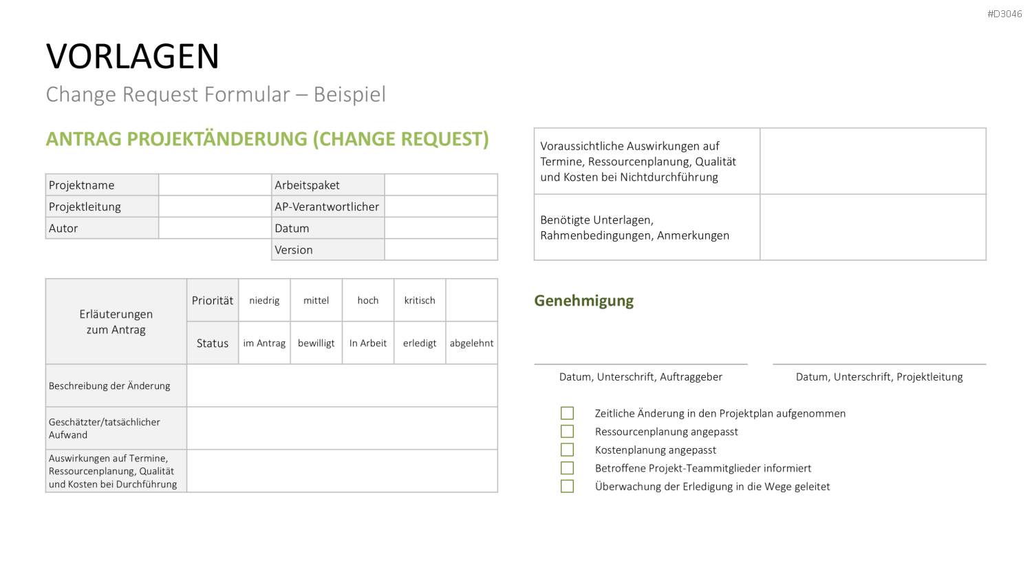 Change Management Plan PowerPoint-Vorlage