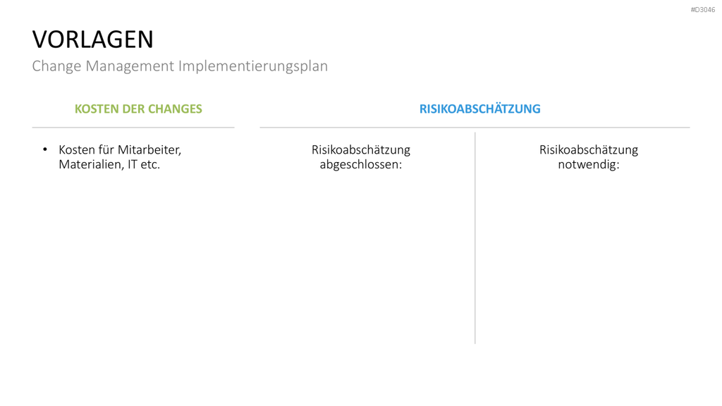 Change Management Plan PowerPoint-Vorlage