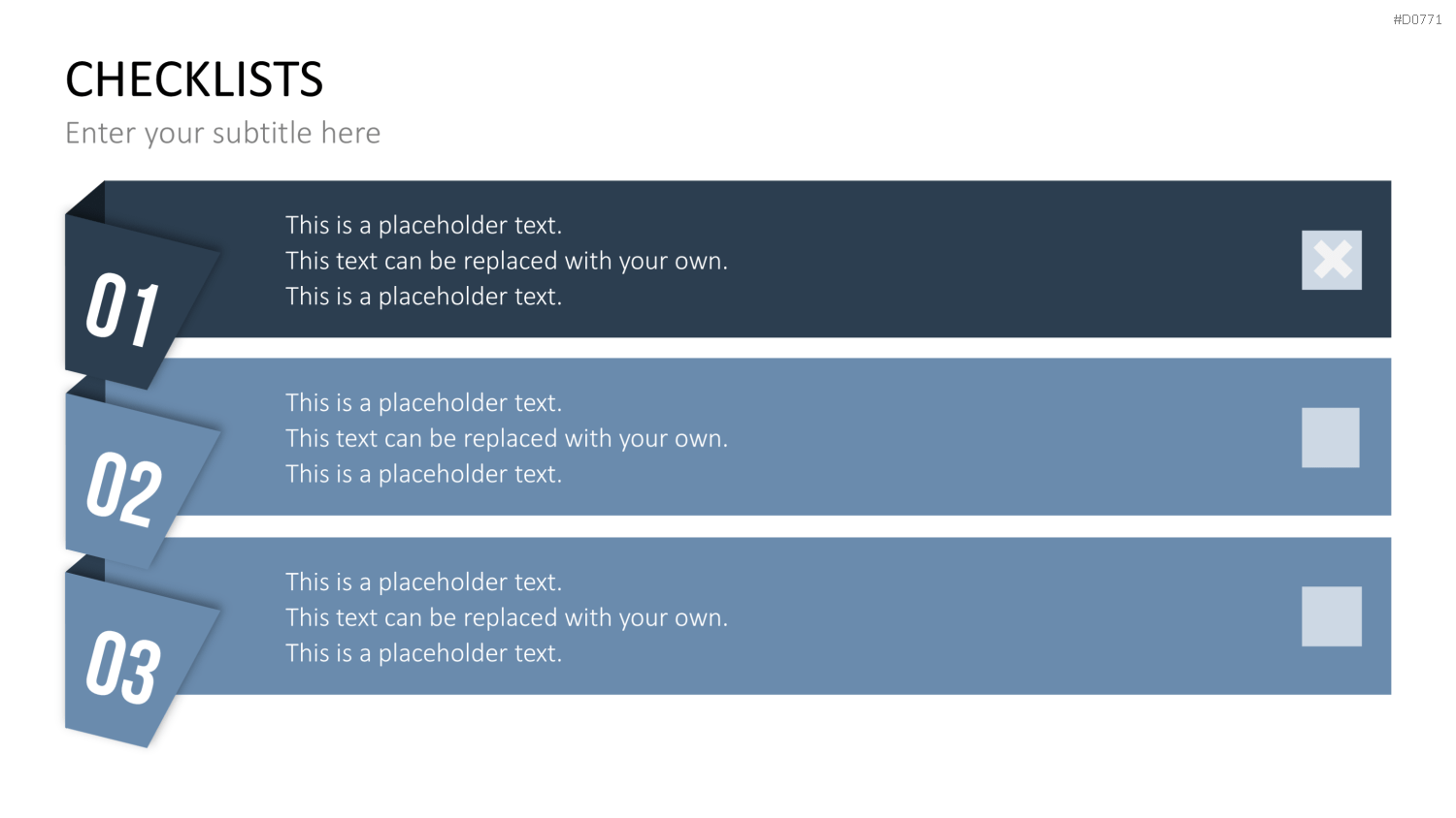 Checklisten und Bewertungen PowerPoint-Vorlage
