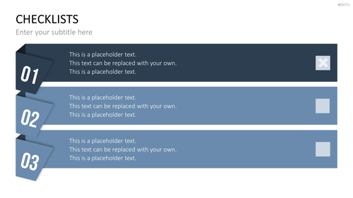 Checklisten und Bewertungen PowerPoint-Vorlage