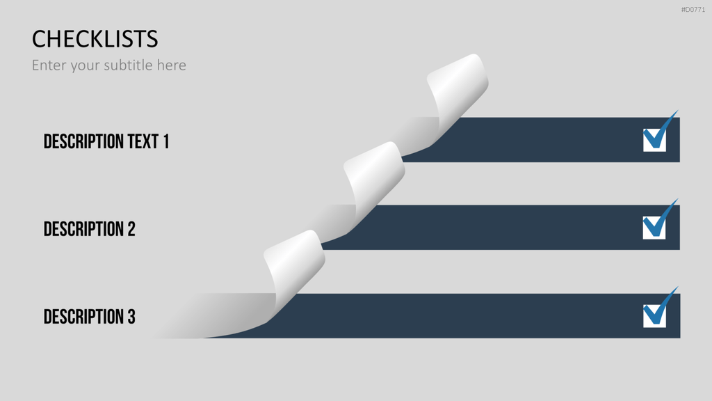 Checklisten und Bewertungen PowerPoint-Vorlage