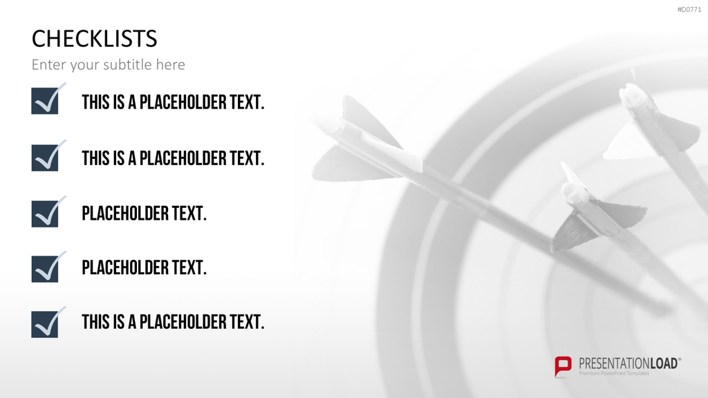Checklisten und Bewertungen PowerPoint-Vorlage
