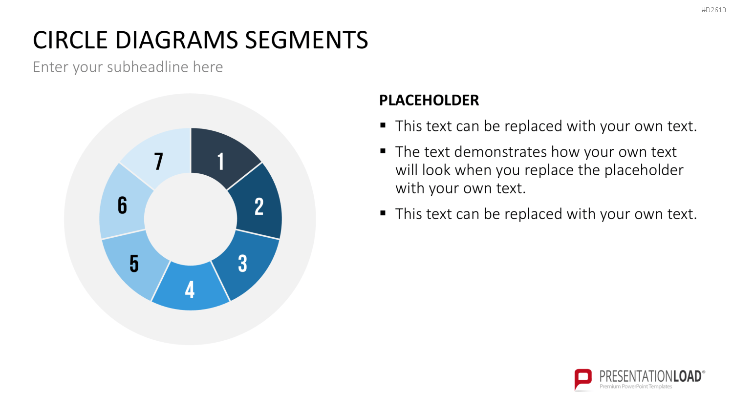 Kreisdiagramme Toolbox PowerPoint-Vorlage