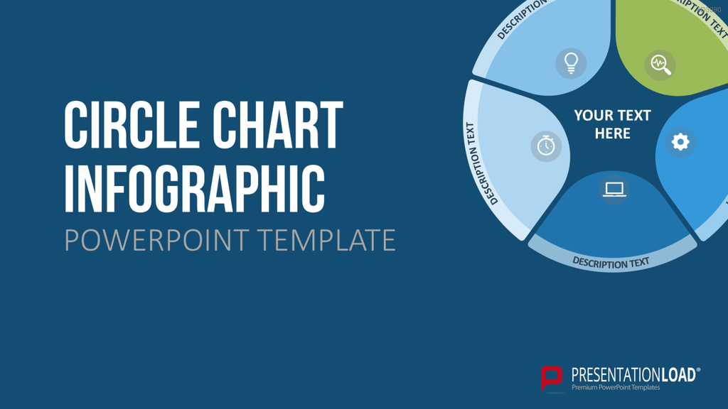 Circle Chart Infographic PowerPoint-Vorlage