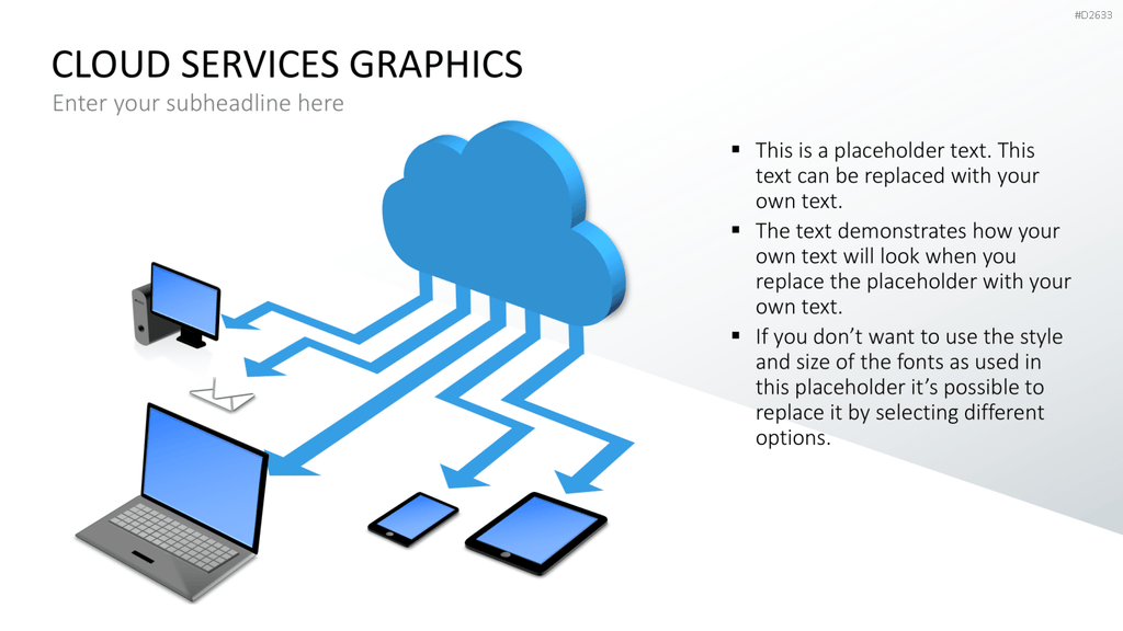 Cloud Dienste Grafiken PowerPoint-Vorlage