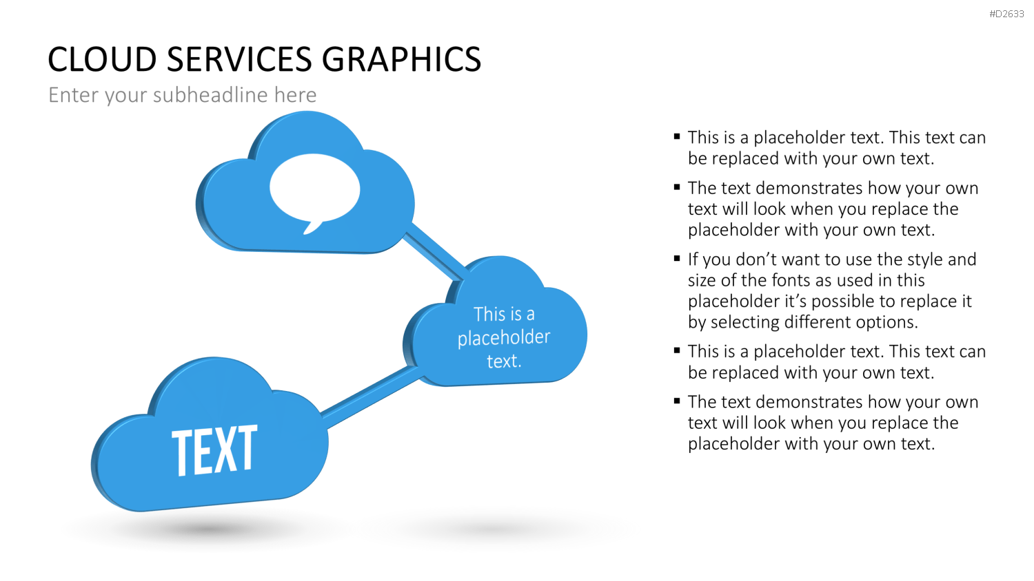 Cloud Dienste Grafiken PowerPoint-Vorlage