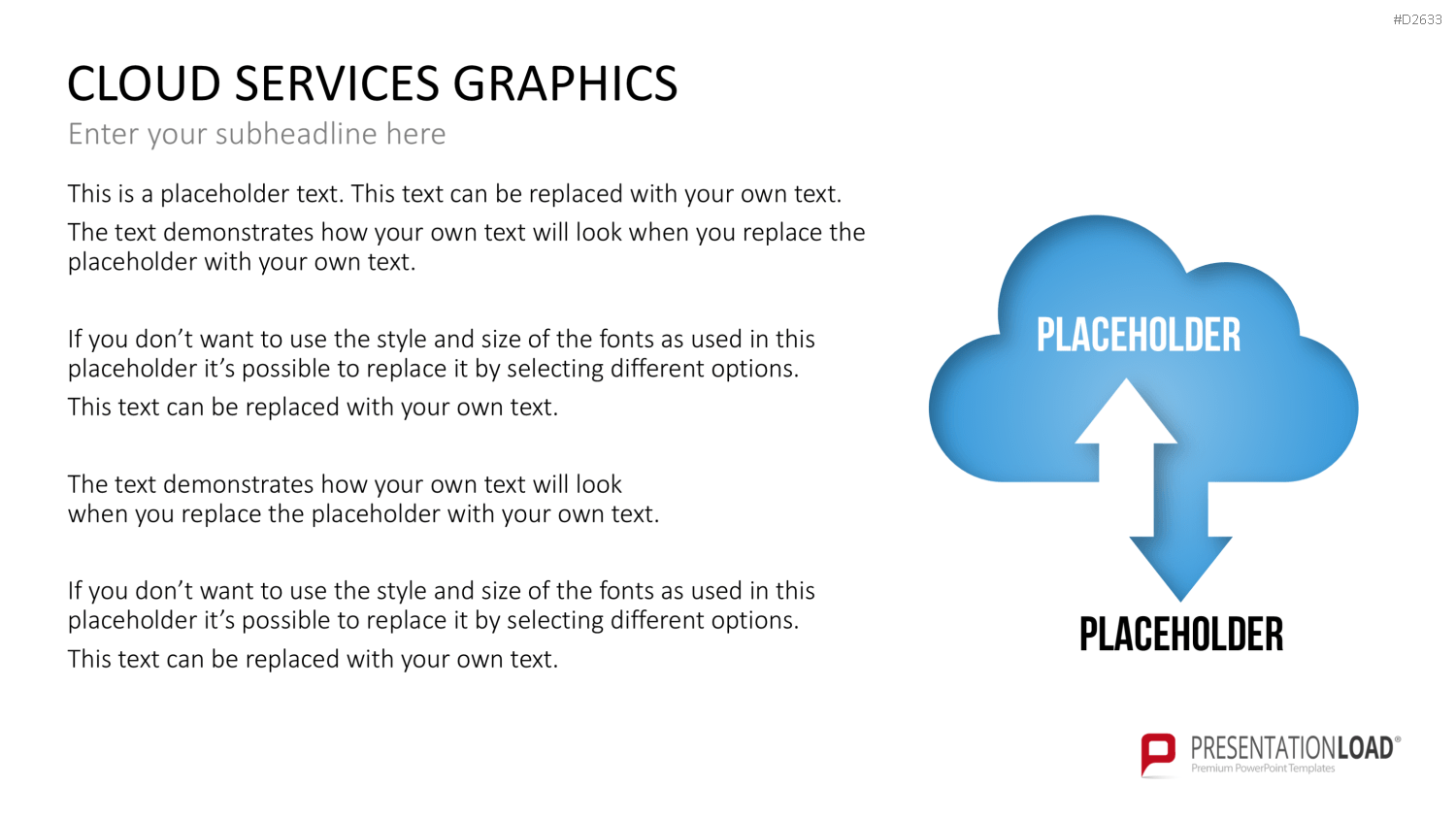 Cloud Dienste Grafiken PowerPoint-Vorlage