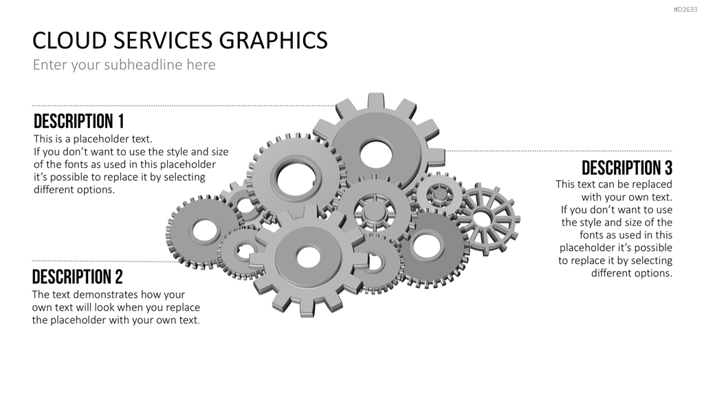 Cloud Dienste Grafiken PowerPoint-Vorlage