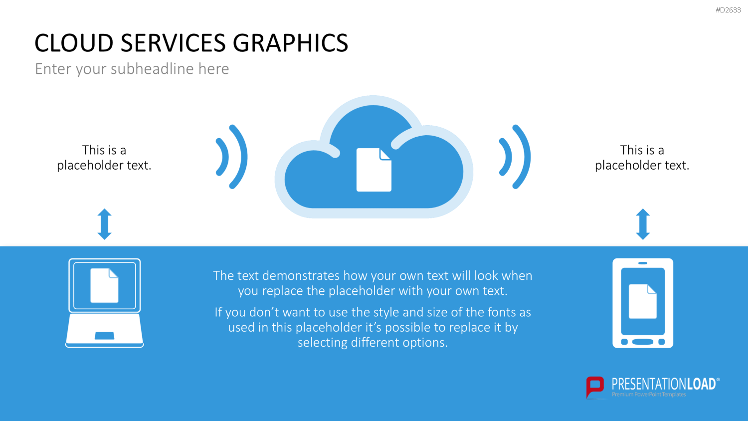 Cloud Dienste Grafiken PowerPoint-Vorlage
