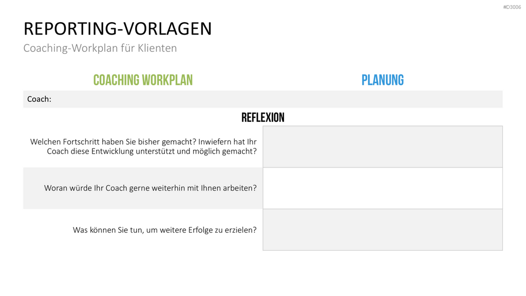 Coaching Process Toolbox PowerPoint-Vorlage