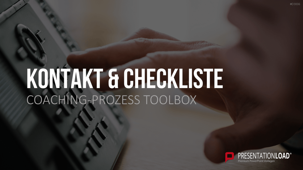 Coaching Process Toolbox PowerPoint-Vorlage