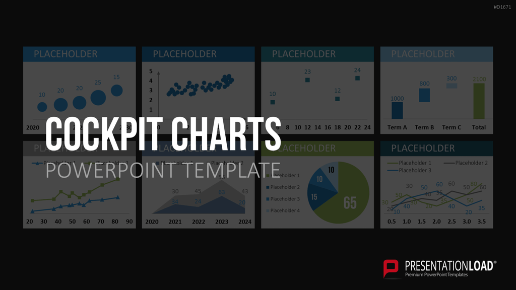 Cockpit-Charts PowerPoint-Vorlage
