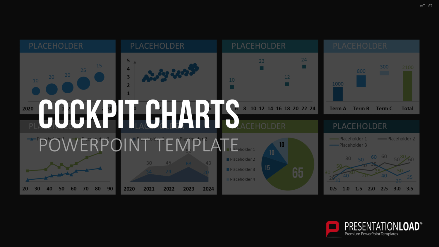 Cockpit-Charts PowerPoint-Vorlage