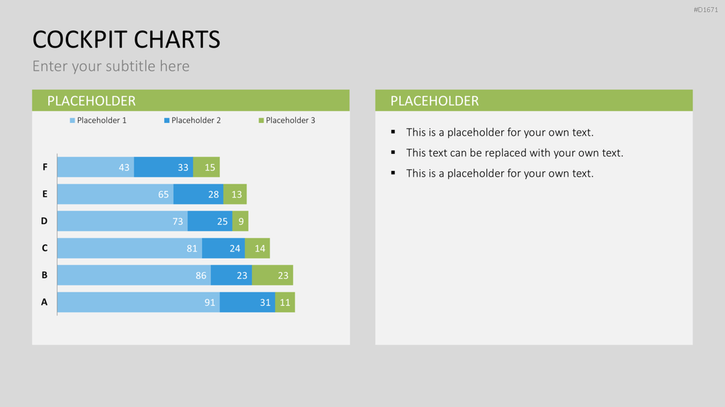 Cockpit-Charts PowerPoint-Vorlage