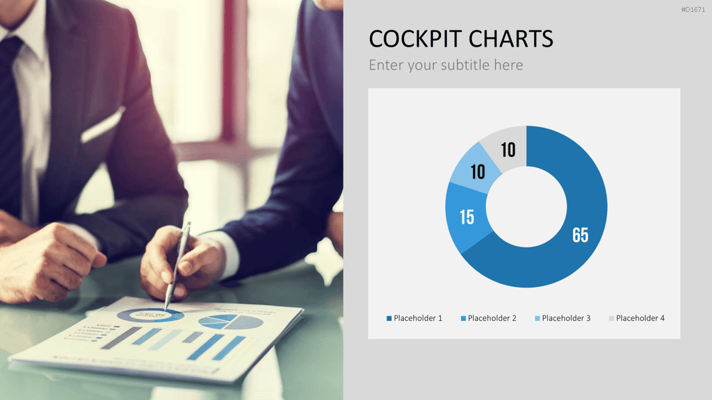 Cockpit-Charts PowerPoint-Vorlage
