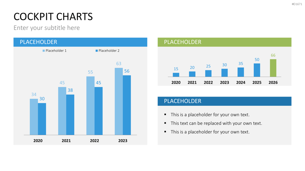 Cockpit-Charts PowerPoint-Vorlage