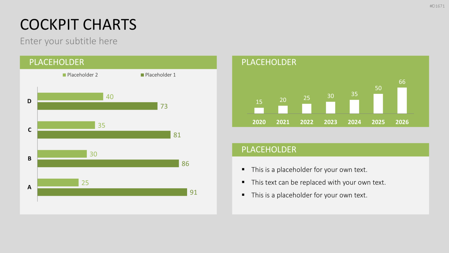 Cockpit-Charts PowerPoint-Vorlage