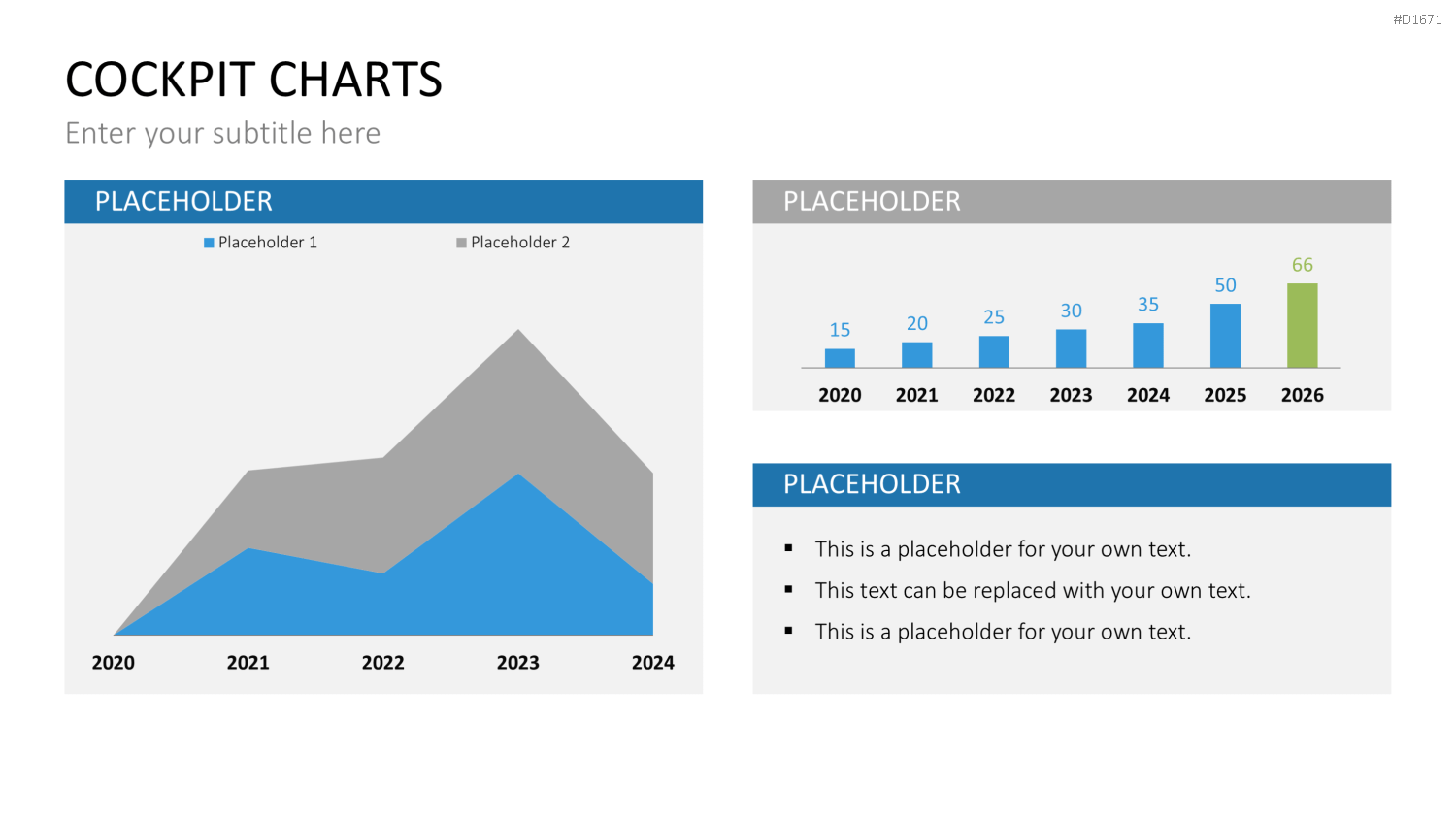 Cockpit-Charts PowerPoint-Vorlage