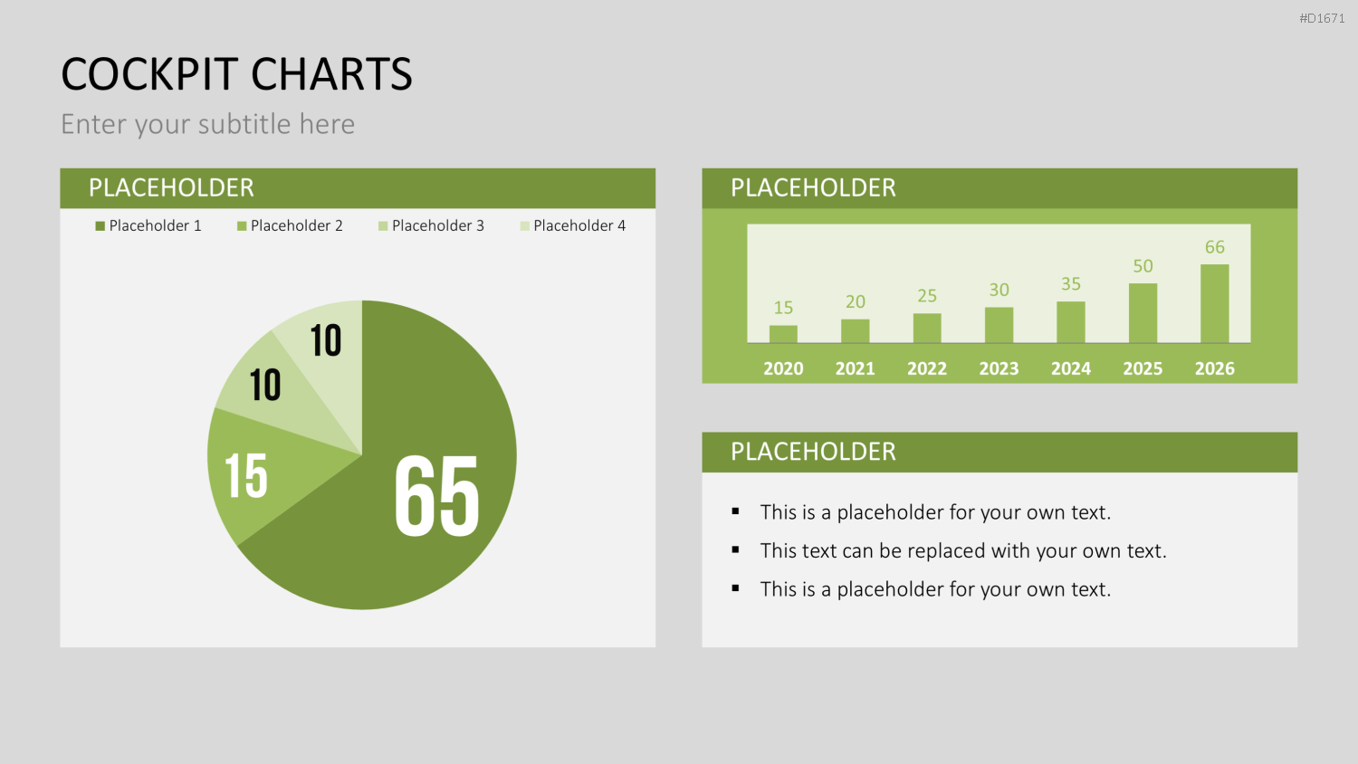 Cockpit-Charts PowerPoint-Vorlage