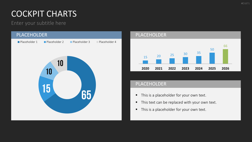 Cockpit-Charts PowerPoint-Vorlage