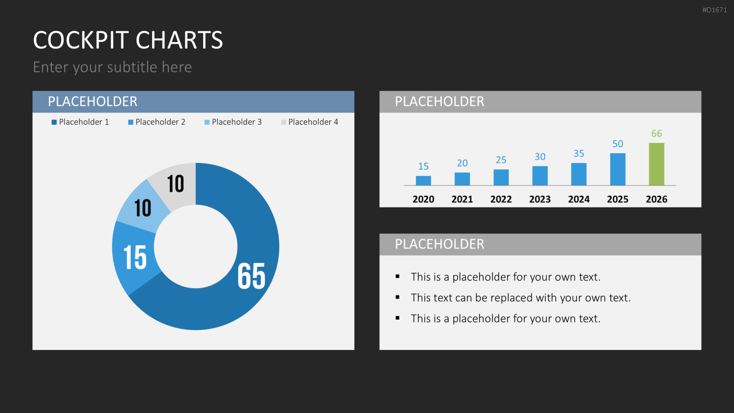 Cockpit-Charts PowerPoint-Vorlage